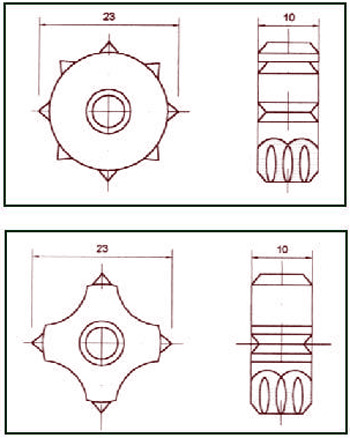 Rotary Diamond Dressers